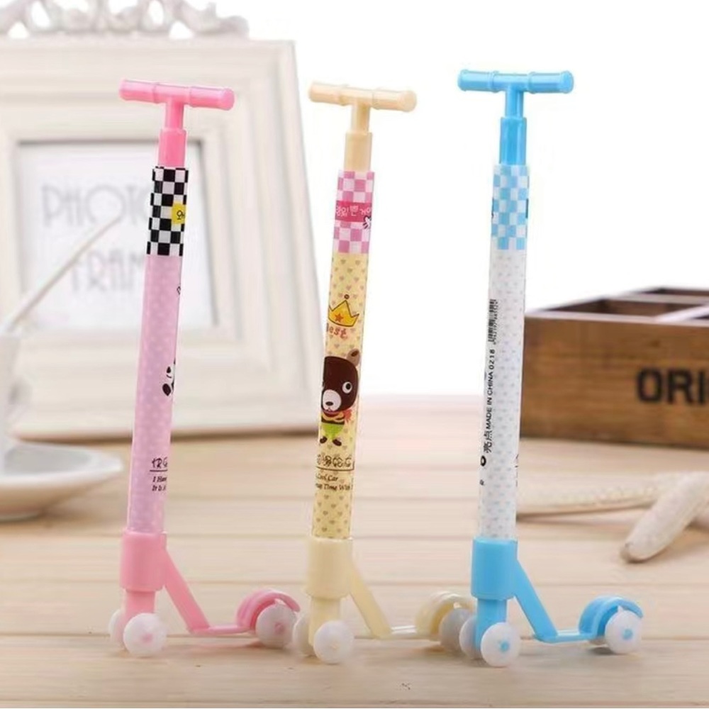 3 Piece Novelty Scooter Pen Set - Boutique
